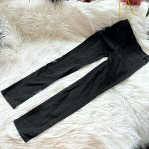 Joe’s jeans 28 skinny visionnaire jeans in coated black.